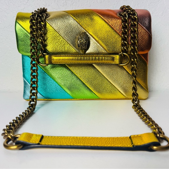 Kurt Geiger Handbags - KURT GEIGER KENSINGTON MEDIUM BAG MULTICOLOR STRIPES